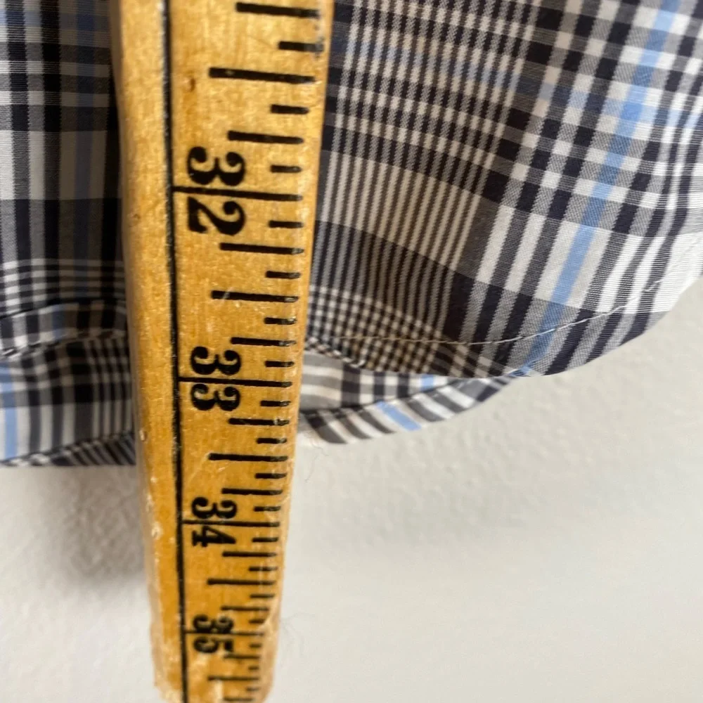 PETER MILLAR plaid button down shirt XL
